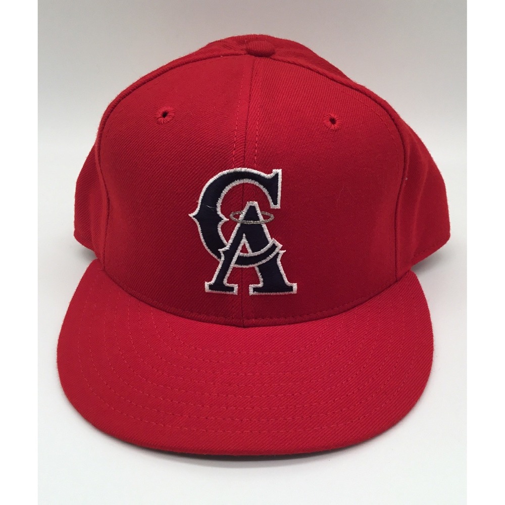 Vintage New Era 59fifty Cap Wool California Angel Excellent Condition